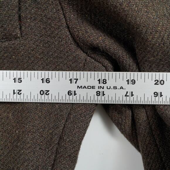 Vintage Women’s Wool Blazer Brown Union Made USA Size 10 Tailored Fit - Picture 9 of 13